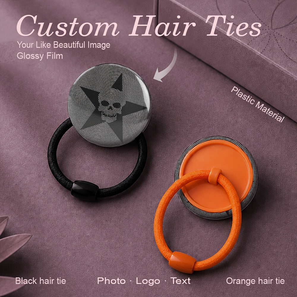 Personalized Hair Tie with Custom Logo or Design - image 1