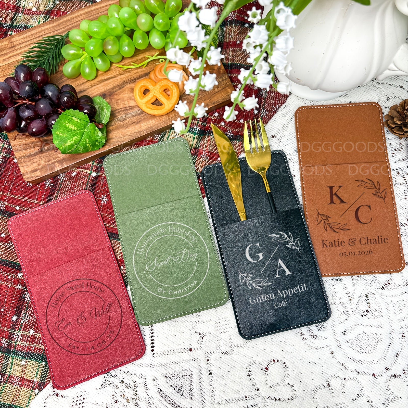 Custom-Printed Cutlery Holder with Custom Logo or Design - image 1