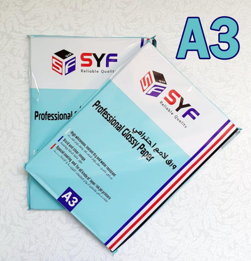 230gsm 50 sheets double sided glossy paperboard waterproof SYF A3 size — product image 1