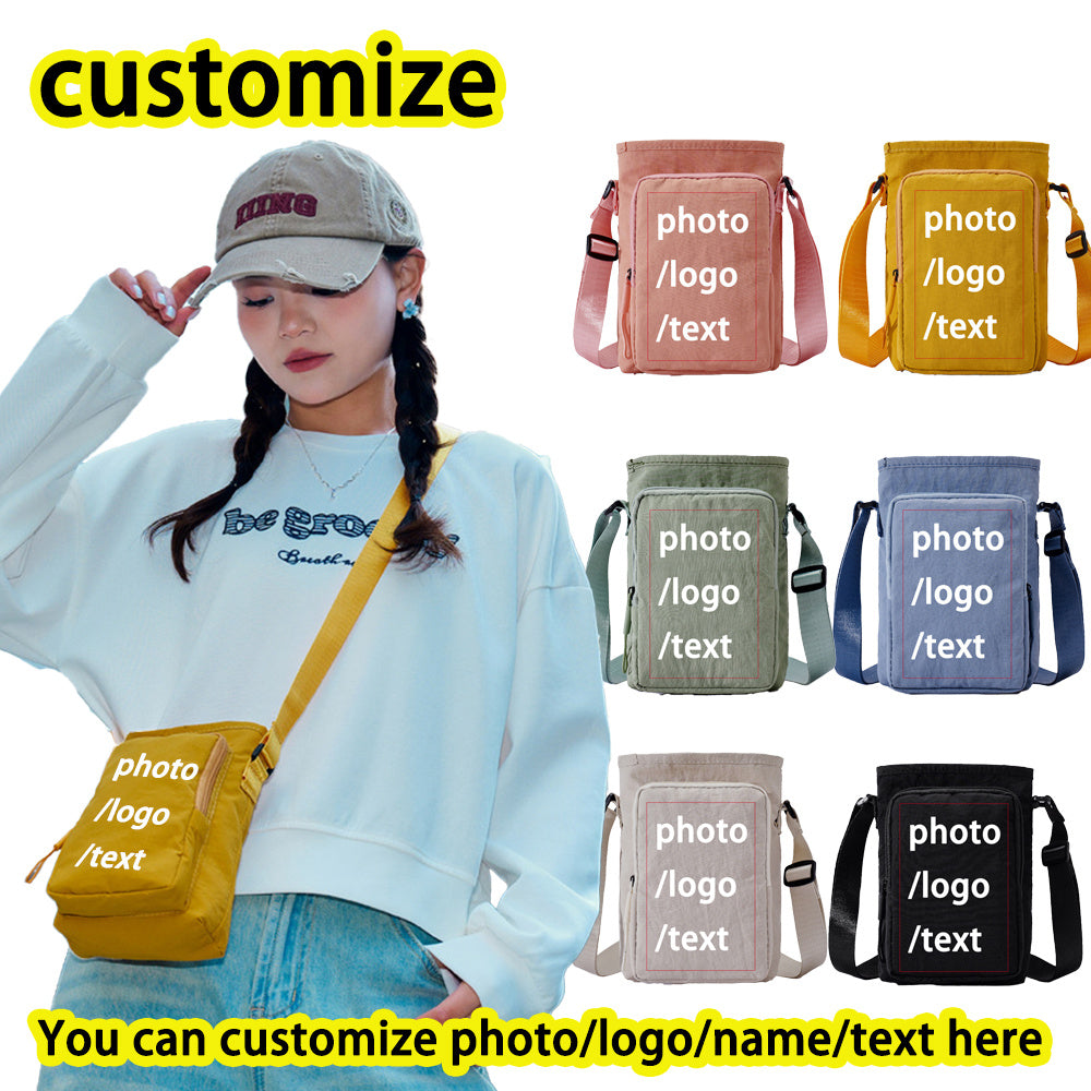 Women's Crossbody Bag, 1pc Made of Nylon Material, with LOGO/PHOTO/NAME/TEXT. | Made-to-Order Branded – image 1