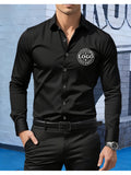Bespoke Logo Apparel – Men's Button- Shirt Suitable for Work & Outings - Pocketless Collar – image 1