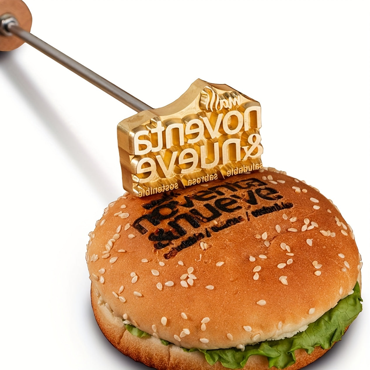 Design-Your-Own Food Branding Stamp with Custom Logo or Design - image 1