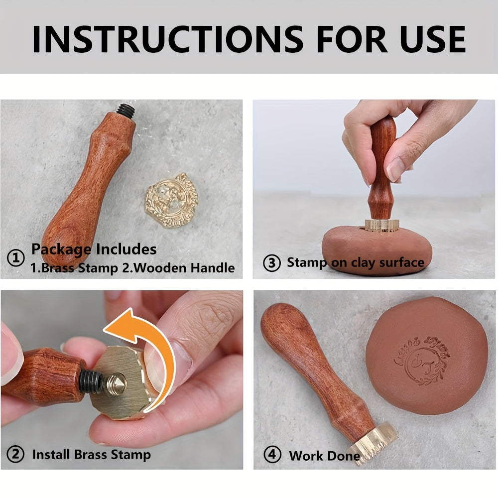 Design-Your-Own Pottery Stamp with Custom Logo or Design - image 3
