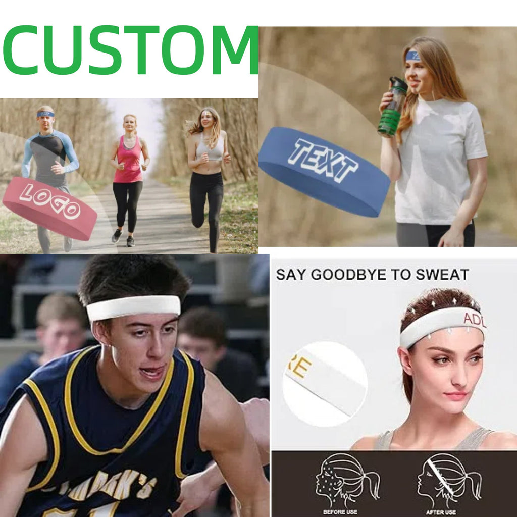 Custom-Printed Sports Headband with Custom Logo or Design - image 3