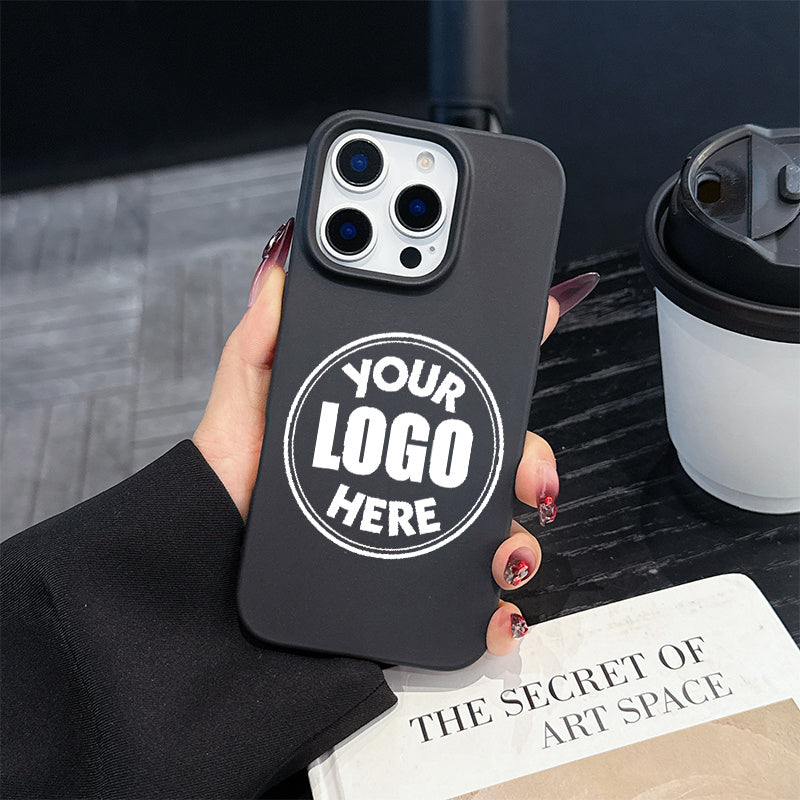 Bespoke Packaging & Label – Phone Case - Custom Logo Photo, Retro Round Stamp Print, Compatible – image 2