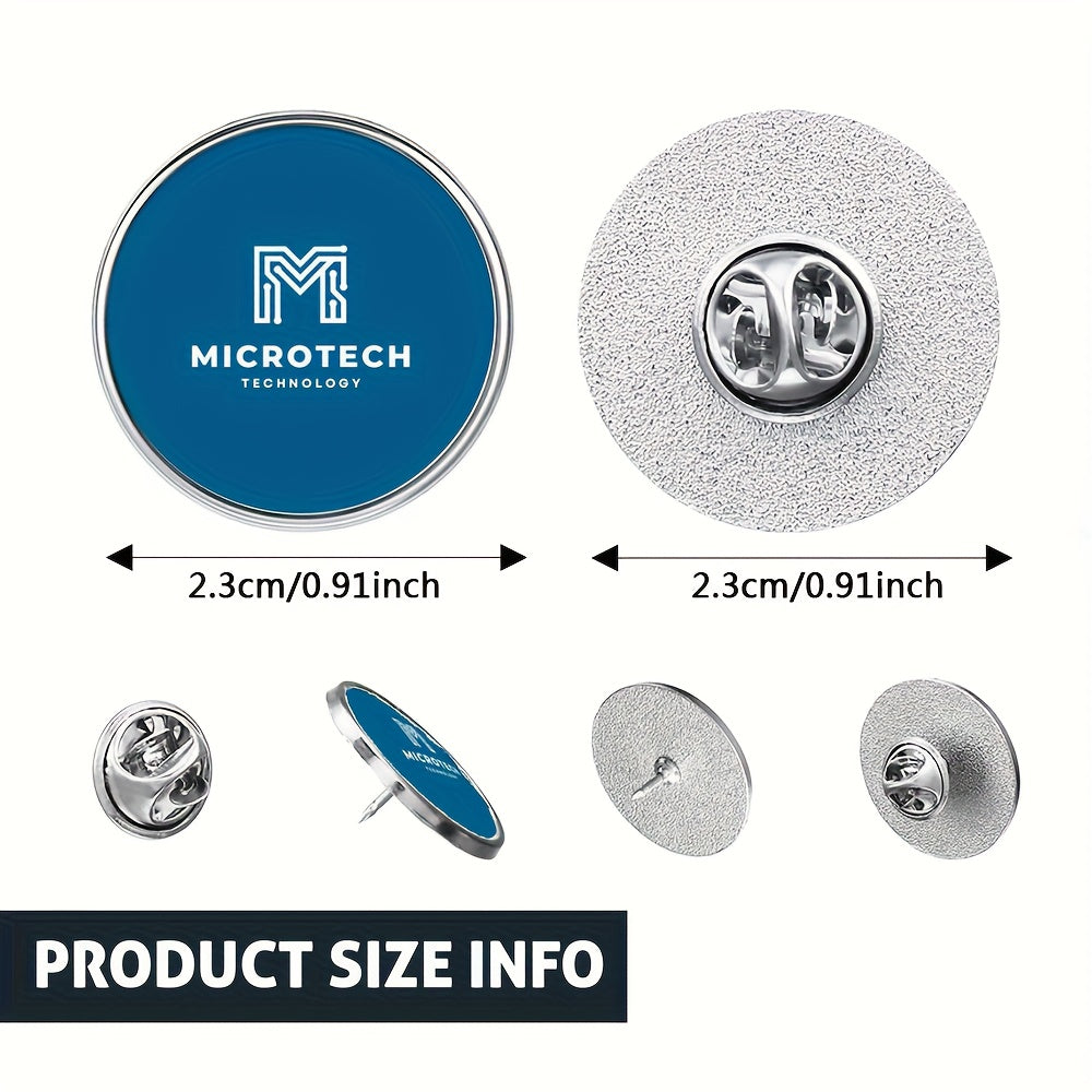 Design-Your-Own Custom 1pc Sublimation Custom Silvery Metal Cufflink Badge Brooch Hot – Team – image 2