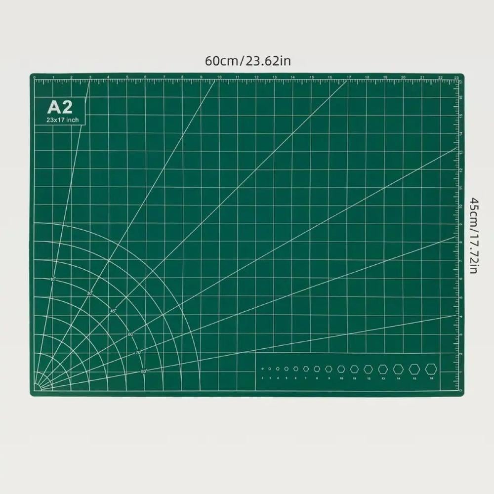 Green A2 vinyl cutting board — product image 1