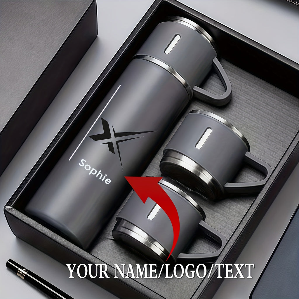 Brand-Forward A Custom Insulated Cup with a Stylish 'X' Logo, Featuring a Minimalist Design – Business – image 3