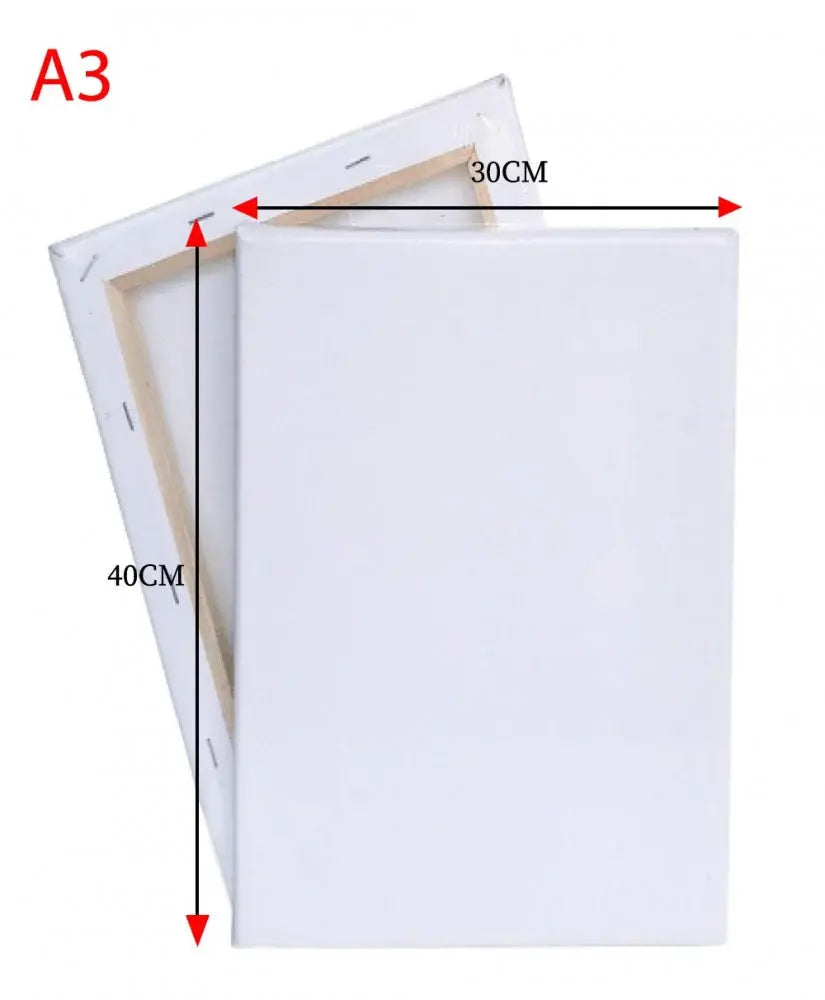 White canvas for drawing and printing, size 30x40 cm — product image 3