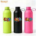 Corporate Custom -18Oz Stainless Steel Narrow Mouth Sports Water Bottle, Custom with Handle – Corporate – image 1