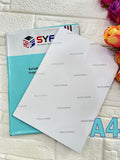 Glossy adhesive paper 150g 50 sheets SYF A4 — product image 1