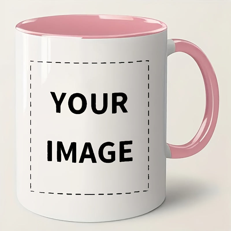 Design-Your-Own Photo Coffee Mug - Shiny Cup for Home, Workplace, Or Gifting - Sturdy & – Branded – image 4