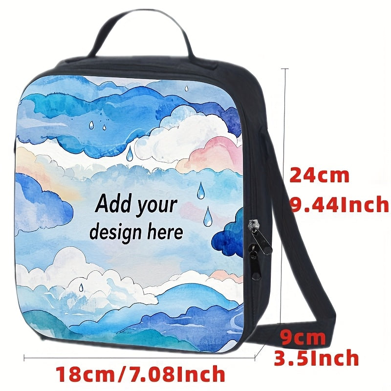 Non-food Contact Digital Printing Fashionable Lunch Bag, Supporting Customization of Images, Texts, Photos, and LOGO - image 2