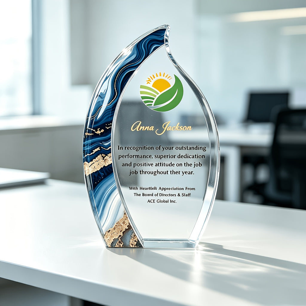 Signature 2D Flat, Custom Acrylic Trophy Ornaments with Text and Images. – Custom – image 4