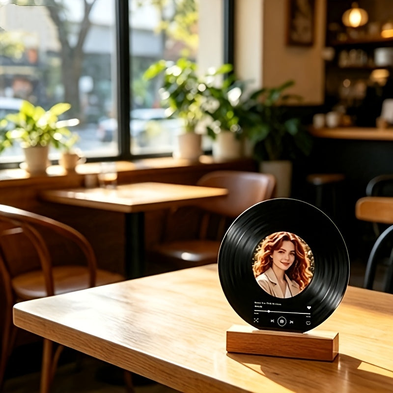 Personalized Record-Style Ornament with Custom Logo or Design - image 4