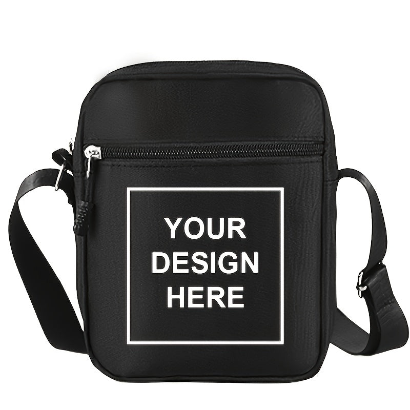 Custom-Printed Branded Bag – Custom Picture, Black Fashion Trendy Minimalist All-Match, Waist – image 1