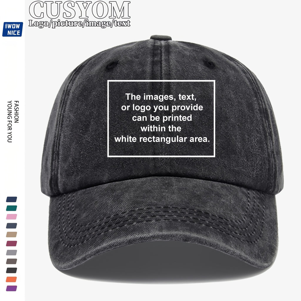 Personalized Logo Apparel – Custom Hat, Name, Text, Logo, Scenery Etc. Flat Printing, – image 2