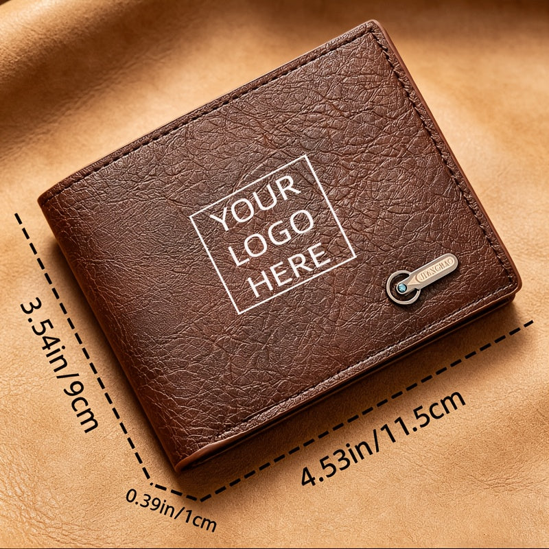 Custom Photo Bifold Wallet Suitable for Men & Women - Upload Your Own | Business-Ready Branded – image 3