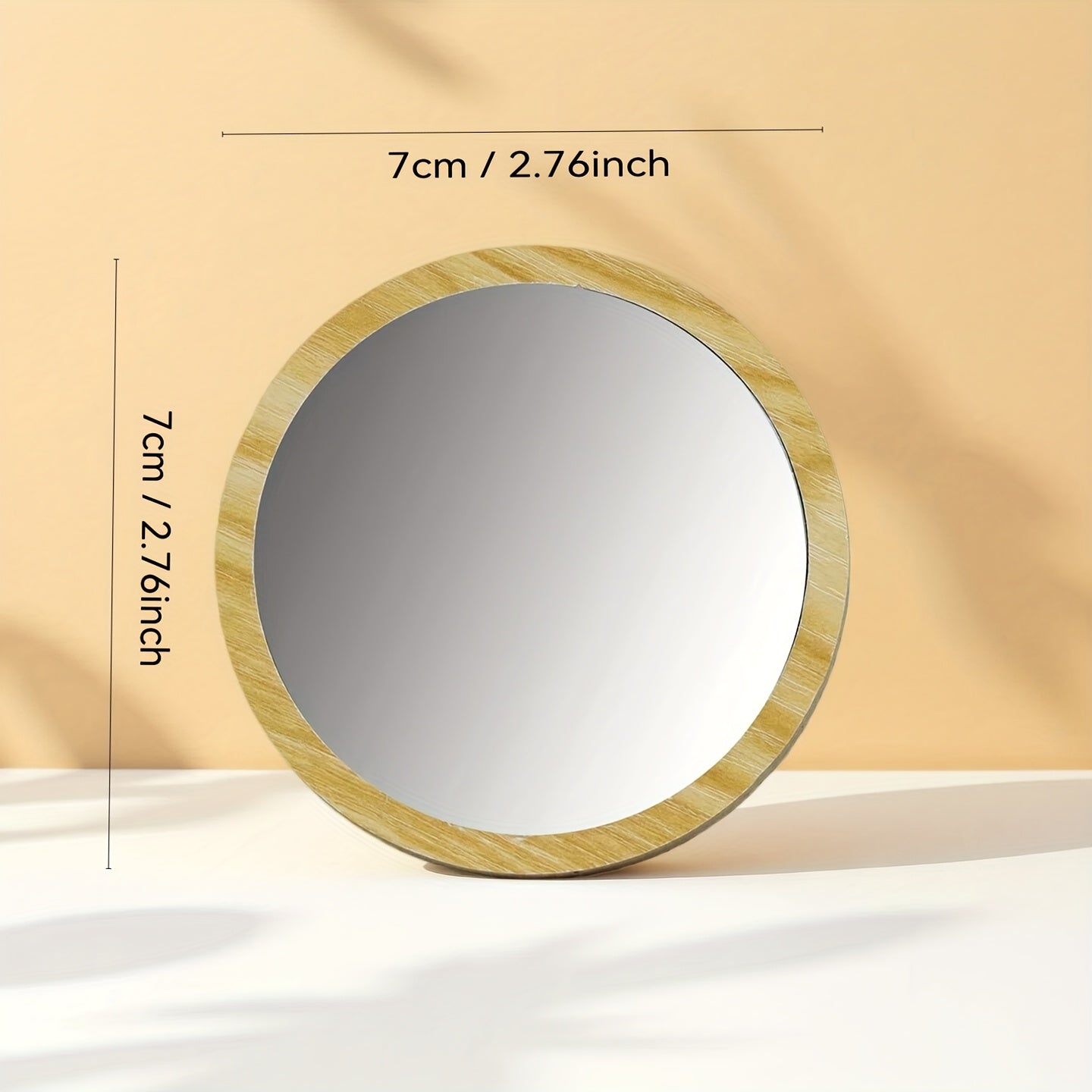 Customizable Wooden Vanity Mirror, Personal Portable Mirror. Promotional Giveaway, Event Gift, Small Event Gift.… - image 4