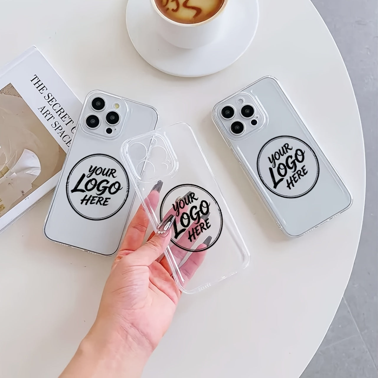 Corporate Custom Phone Case - Custom Logo Phone Case, Minimalist Business Style with Custom – Client – image 1