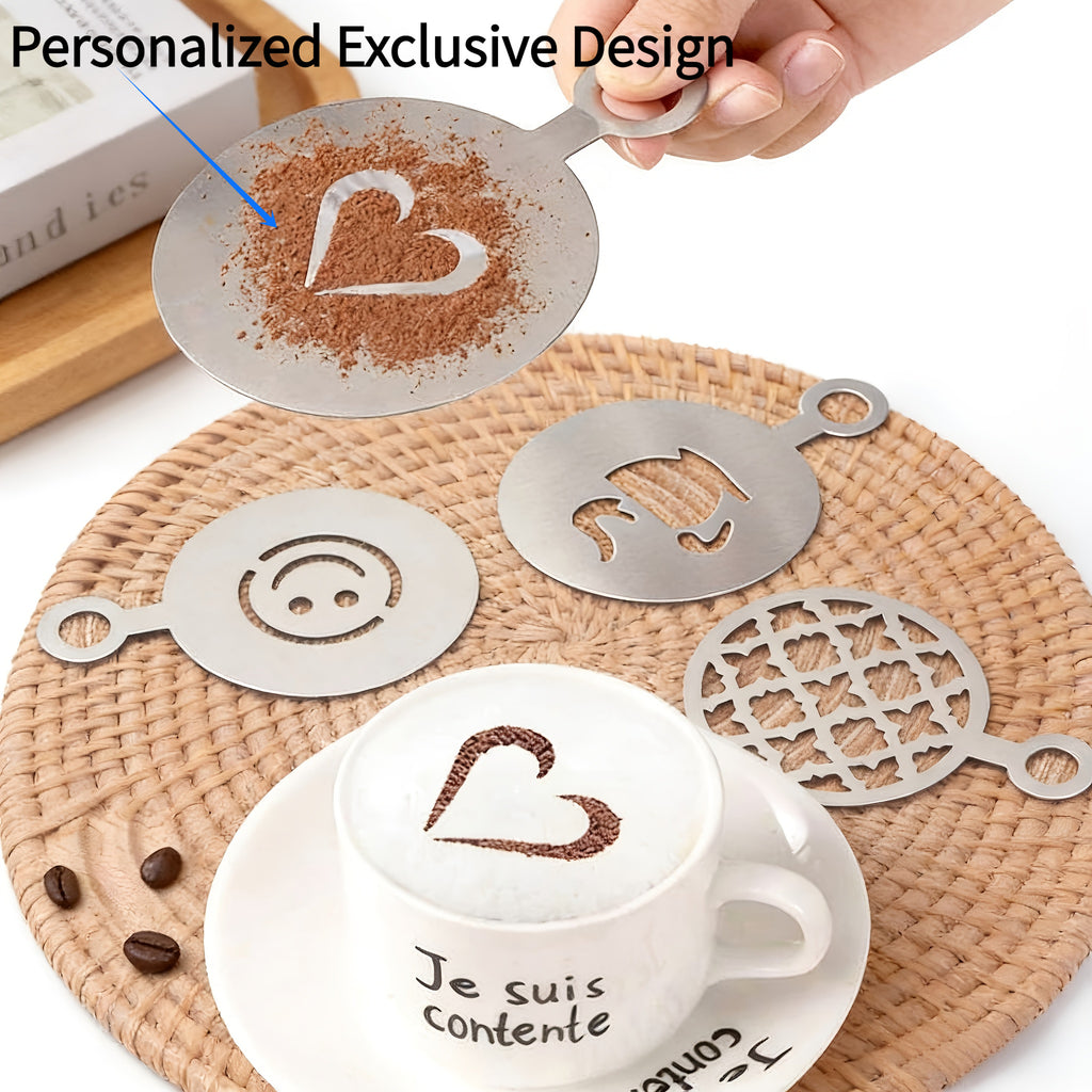 Design-Your-Own Coffee Art Stencil with Custom Logo or Design - image 4