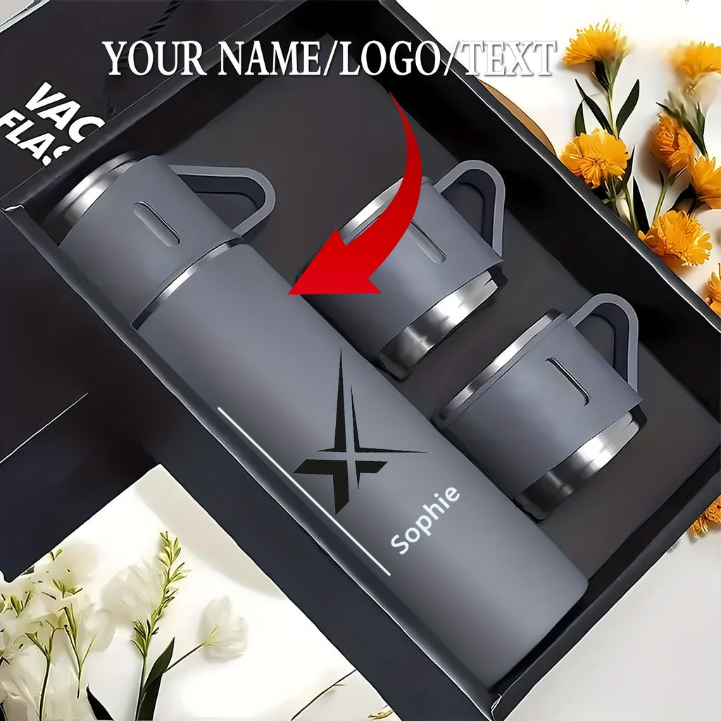 Brand-Forward A Custom Insulated Cup with a Stylish 'X' Logo, Featuring a Minimalist Design – Business – image 1