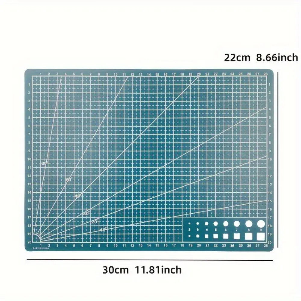 Green A4 vinyl cutting board — product image 1