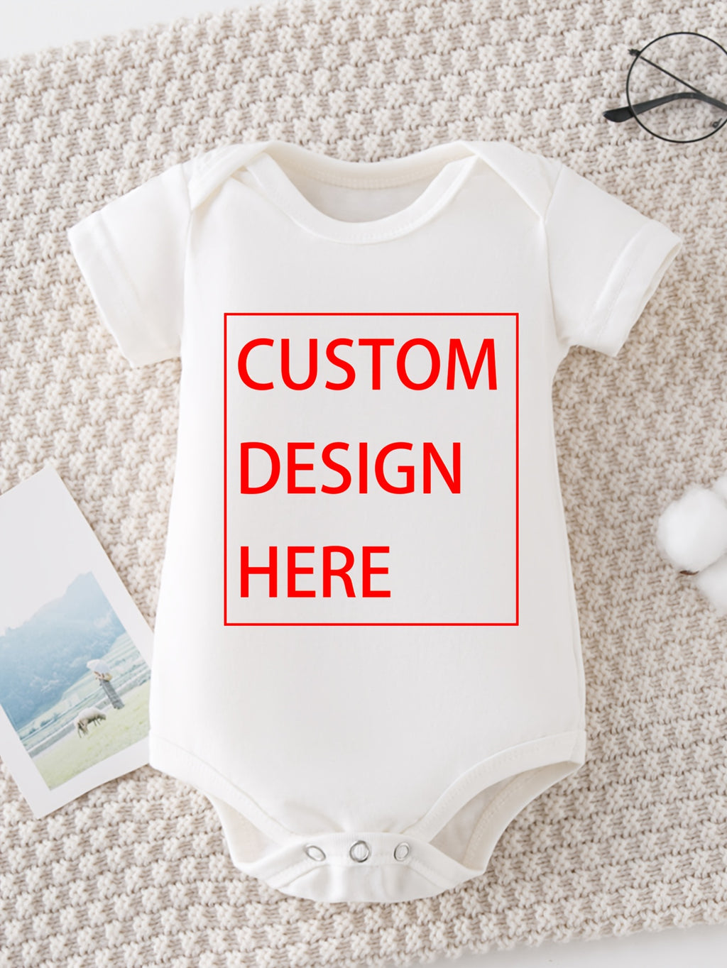 Design-Your-Own Baby Onesie with Custom Logo or Design - image 1