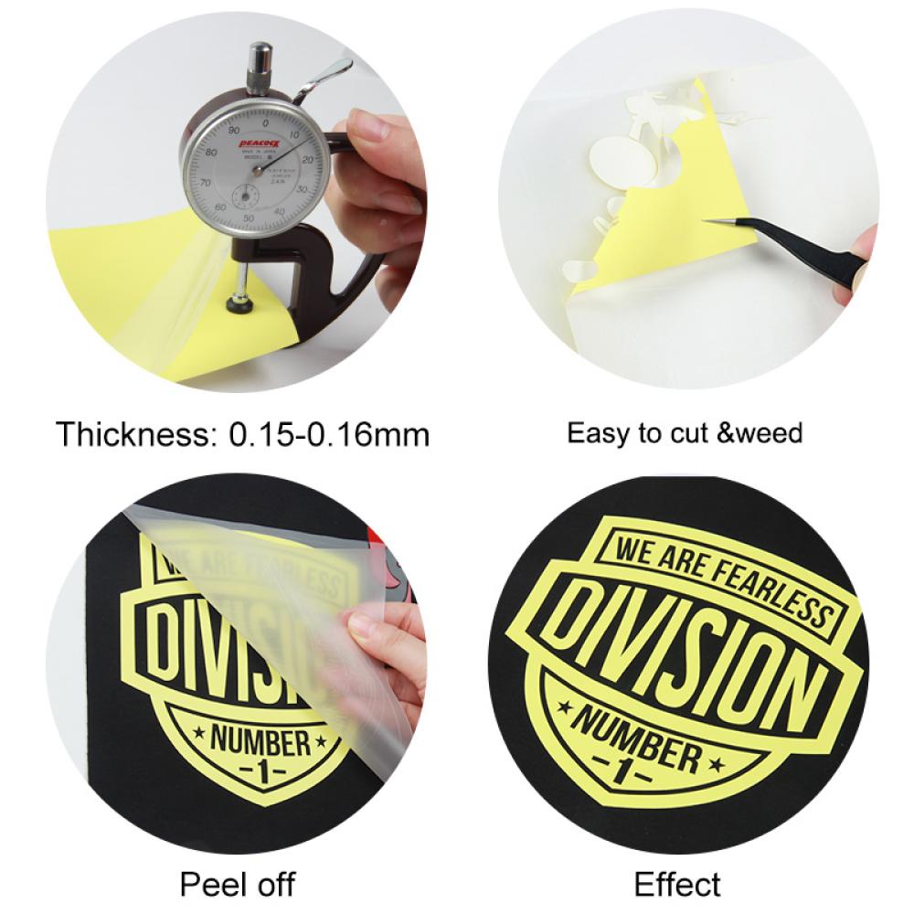 Pink glow in the dark heat-transfer vinyl — product image 4