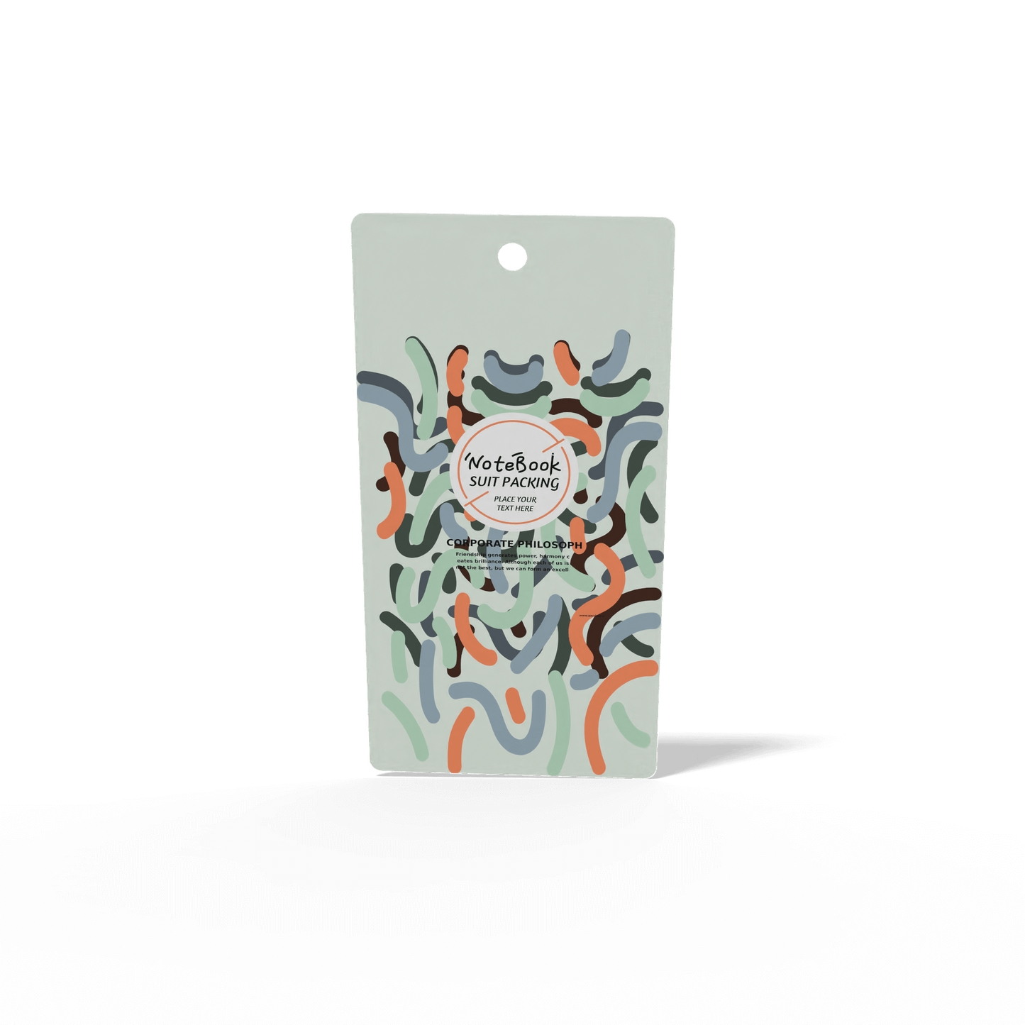 custom printed 12×7.5 cm  price tag 2 face printing with lamination