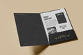 Dual-Pocket Portfolio Folder, Durable Document Organization Solution