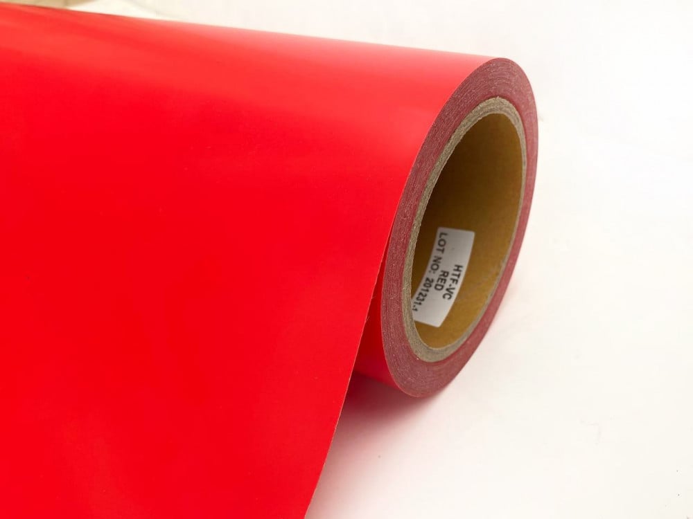heat-transfer vinyl, red PVC fabric — product image 1