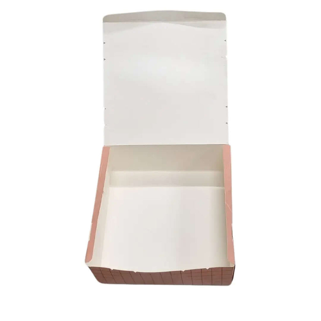 Cake box, length 30 cm, width 30 cm, height 12 cm, printed with customer design