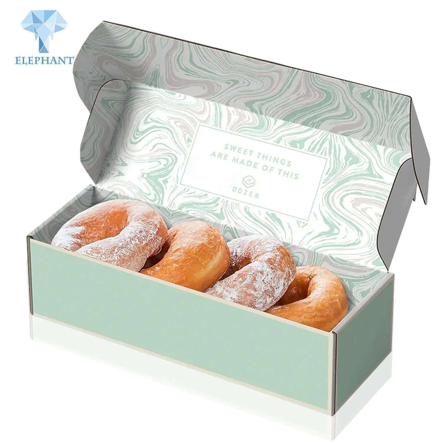 Custom Take Out Food Bakery Bread Donut Pastry Cake Cookie Packaging Boxes