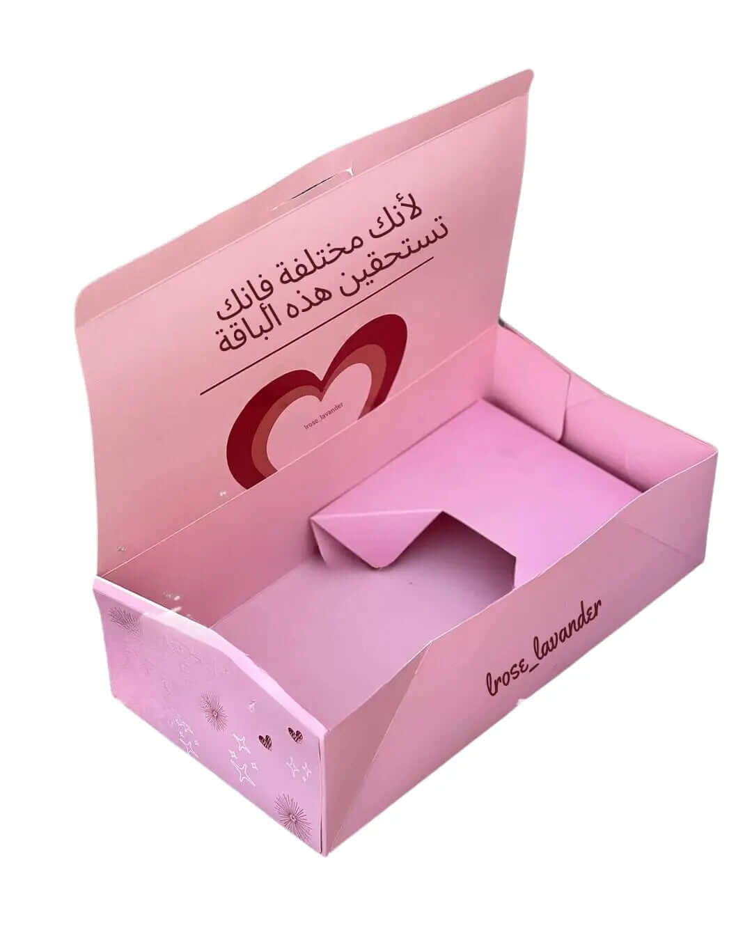 Flower boxes, 42 x 22 x 13 cm, internal and external printing, 350 gram paper