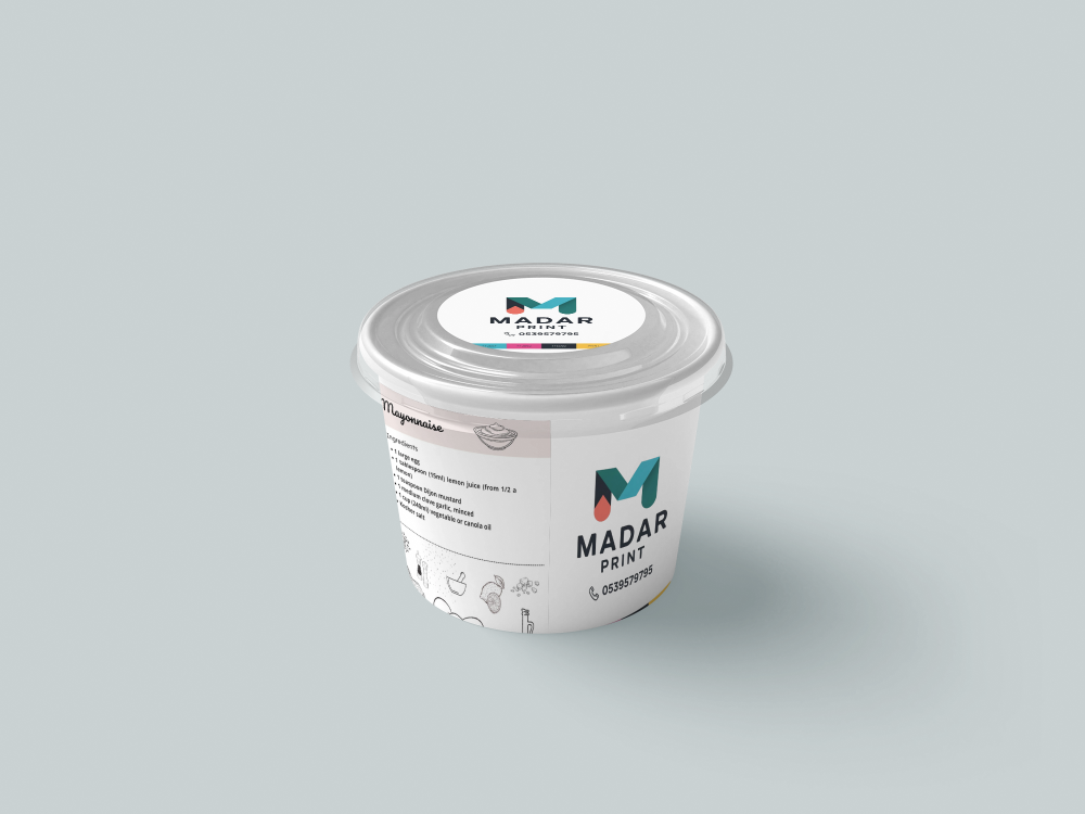 Premium Custom Branded Disposable Food Containers for Ice Cream, Pudding, Noodles