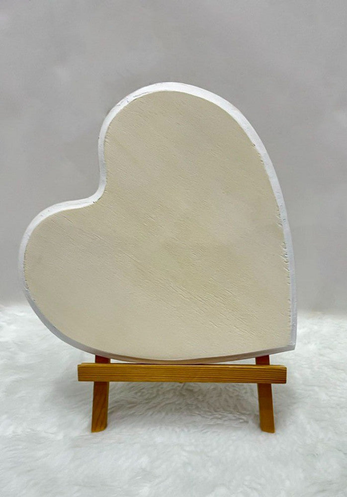 Wooden heart-shaped sublimation board, size 22 x 24.5 cm — product image 3