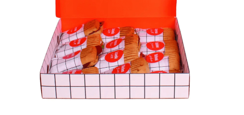 individuell bedruckte 12 sandwich oder 8 sandwich mit sauce Verpackung Boxen -