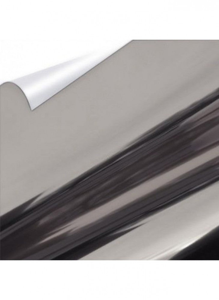heat-transfer vinyl silver fabric mirrors tilted to black — product image 1