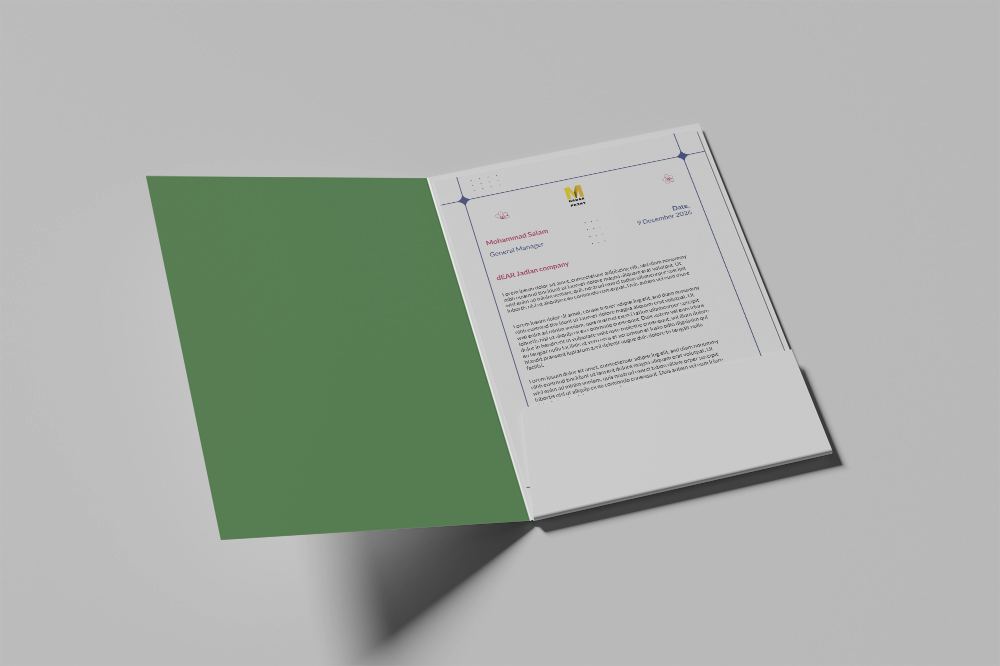 Dual-Pocket Portfolio Folder, Durable Document Organization Solution