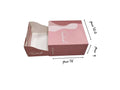 SchiebeBox Süßwaren
Bedruckung mit KundenLogo
Box Cellophan außen
Länge 17 cm Breite 15.5 cm Höhe 9 cm
  