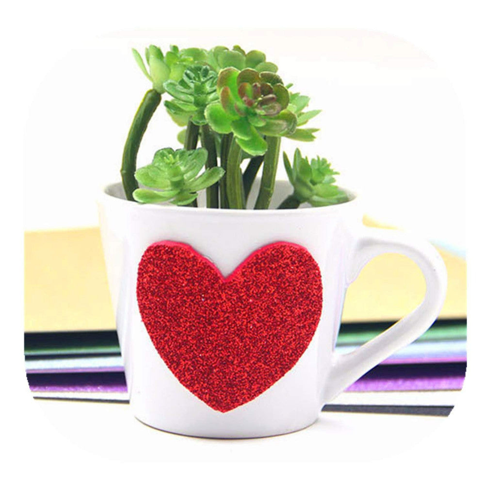 Glitter rose surface sticker A4 — product image 6