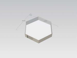 custom printed 14×5 cm hexagonal tray