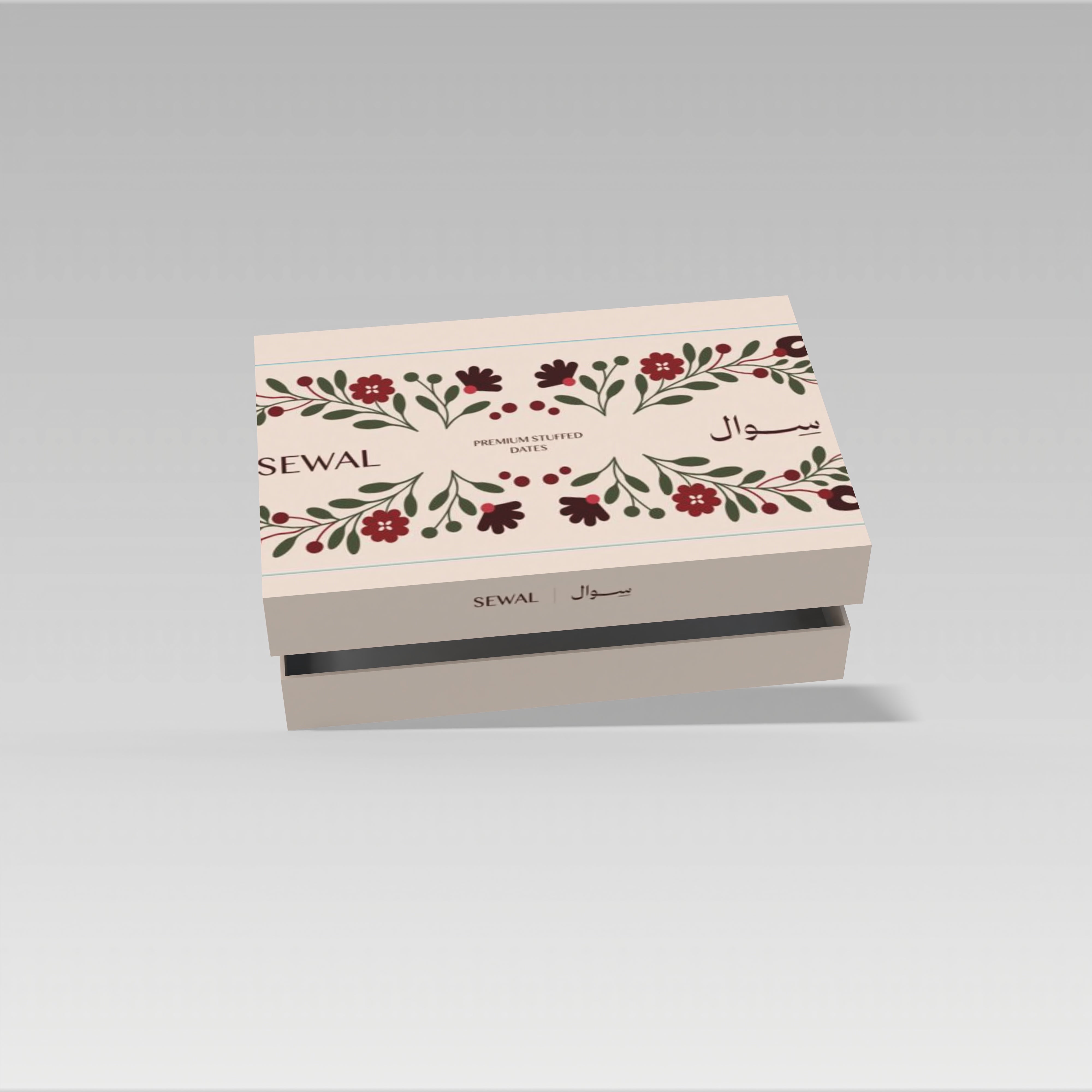 custom printed 30×20×4 cm rigid box