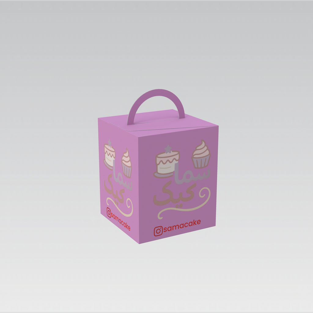 cake box length 23.5 cm width 23.5 cm  height  28 cm