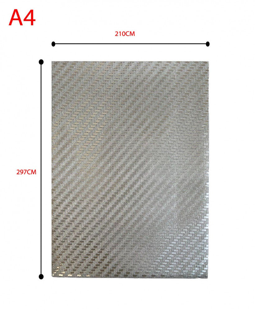A4 silver glitter surface sticker — product image 1