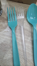 Custom Printed Cutlery Set Packaging Spoon + Fork + Knife + Napkin (Branded Packaging)
