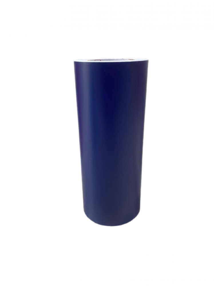 Matte navy blue adhesive vinyl, 100*30 cm — product image 2