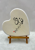 Wooden heart-shaped sublimation board, size 22 x 24.5 cm — product image 1