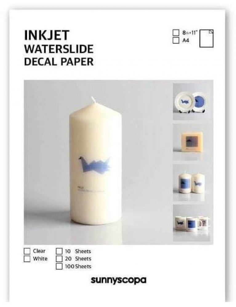 Transparent watercolor paper for regular inkjet printers, 20 sheets — product image 1